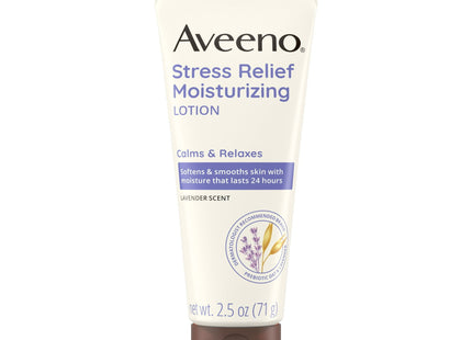 Aveeno Stress Relief Moisturizing Lotion Lavender Scent 2.5 fl. Oz (Pack Of 2)