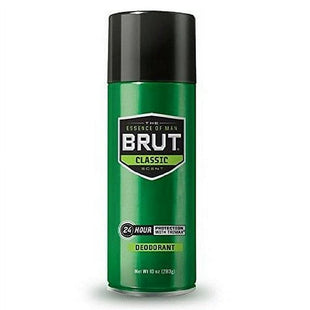 Brut Protection Trimax Original Fragrance Deodorant Spray, Classic Scent, Unisex, 10 Ounce (Pack Of 24)