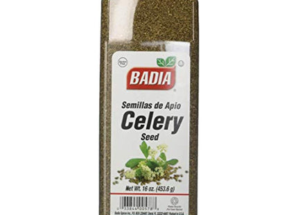 Badia Spices Inc Seas Celery Seed Whole, Seasonings & Spices, No Artificial Flavors, 16 Ounce (Pack Of 6)