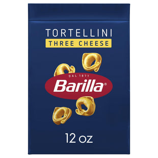 Barilla Classic Three Cheese Tortellini Pasta, Pantry Friendly Dried Tortellini, 12 Ounce (Pack Of 6)