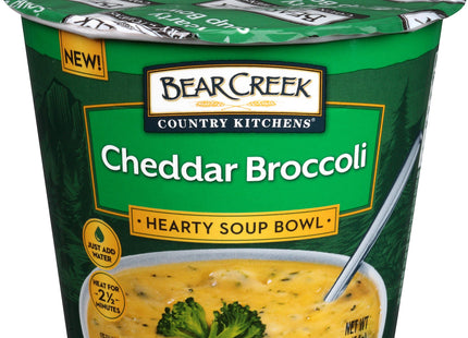 Bear Creek Country Kitchens Cheddar Broccoli Soup Bowl 1.9 Ounce (Pack Of 12)