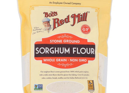 Bob's Red Mill Gluten Free,  whole grain, Stone Ground, Sweet White Sorghum Flour, 22 Ounce (Pack Of 2)