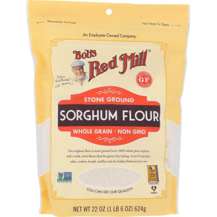 Bob's Red Mill Gluten Free,  whole grain, Stone Ground, Sweet White Sorghum Flour, 22 Ounce (Pack Of 2)