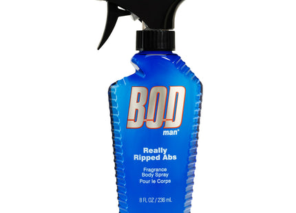 Bod Man Really Ripped Abs, De Coeur Fragrance Body Spray, For Men 8.0 Ounce (Pack Of 12)