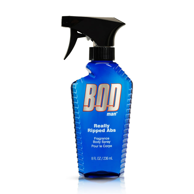 Bod Man Really Ripped Abs, De Coeur Fragrance Body Spray, For Men 8.0 Ounce (Pack Of 12)