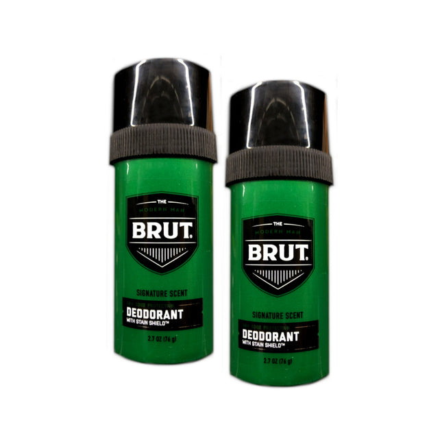 BRUT Deodorant Stick, Original Fragrance, Men Powerful Odor Protection, 2.50 Oz (Pack Of 2)