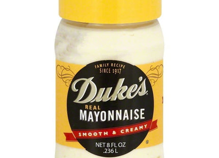 Duke's Real Mayonnaise, Family recipe, Smooth & Creamy, Gluten-free, Jar 8 Ounce (Pack Of 1)