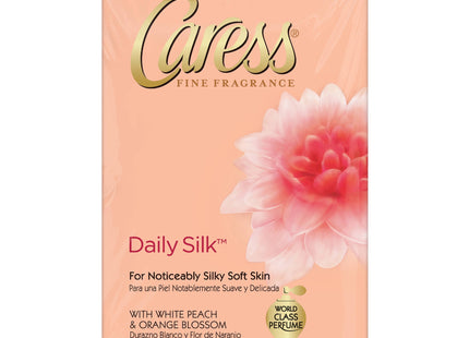 Caress Daily Silk Beauty Bars, White Peach & a Blend of Silk Orange Blossom, 4.25 oz 2 Bar (Pack Of 1)