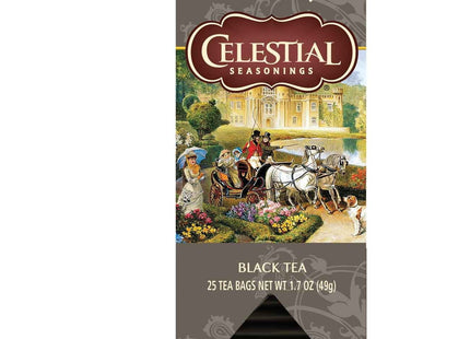 Celestial Seasonings Black Tea, Victorian Earl Grey, Contains Caffeine, 25 Count (PacK Of 24)