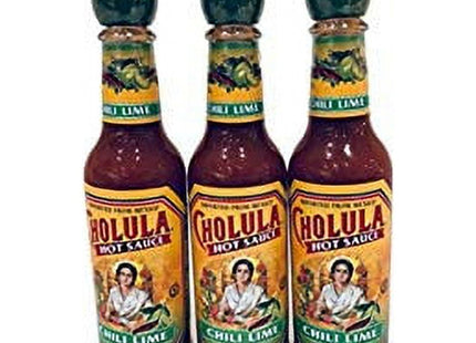 Cholula Kosher Chili Lime Hot Sauce, Mild Flavorful Hot Sauce, No Artificial Preservatives, 5 Ounce (Pack Of 12)