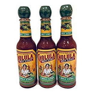 Cholula Kosher Chili Lime Hot Sauce, Mild Flavorful Hot Sauce, No Artificial Preservatives, 5 Ounce (Pack Of 3)