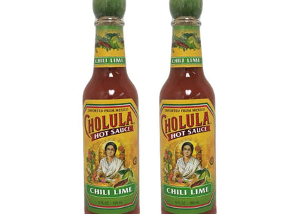 Cholula Kosher Chili Lime Hot Sauce, Mild Flavorful Hot Sauce, No Artificial Preservatives, 5 Ounce (Pack Of 12)