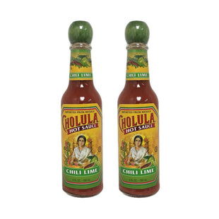 Cholula Kosher Chili Lime Hot Sauce, Mild Flavorful Hot Sauce, No Artificial Preservatives, 5 Ounce (Pack Of 2)