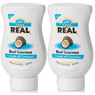 Coco Real Gourmet Cream of Coconut, Squeezable Bottle, 16.9 FL Ounce (Pack Of 2)