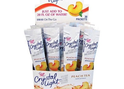 Crystal Light On-the-Go-Iced-Tea-OTG-Mix Lemonade Sticks Powder, Lemonade Flavor, 0.17 oz 30 Count (Pack Of 2)