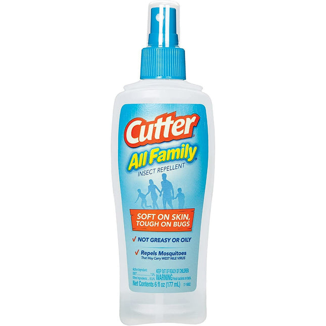 Cutter All Family Insect Repellent Pump-Spray Botle 7% Deet 6-Fl Ounce (Pack Of 1)