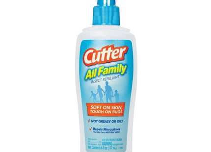 Cutter All Family Insect Repellent Pump-Spray Botle 7% Deet 6-Fl Ounce (Pack Of 12)