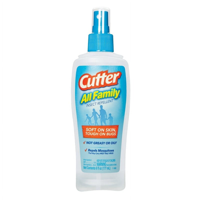 Cutter All Family Insect Repellent Pump-Spray Botle 7% Deet 6-Fl Ounce (PacK Of 24)