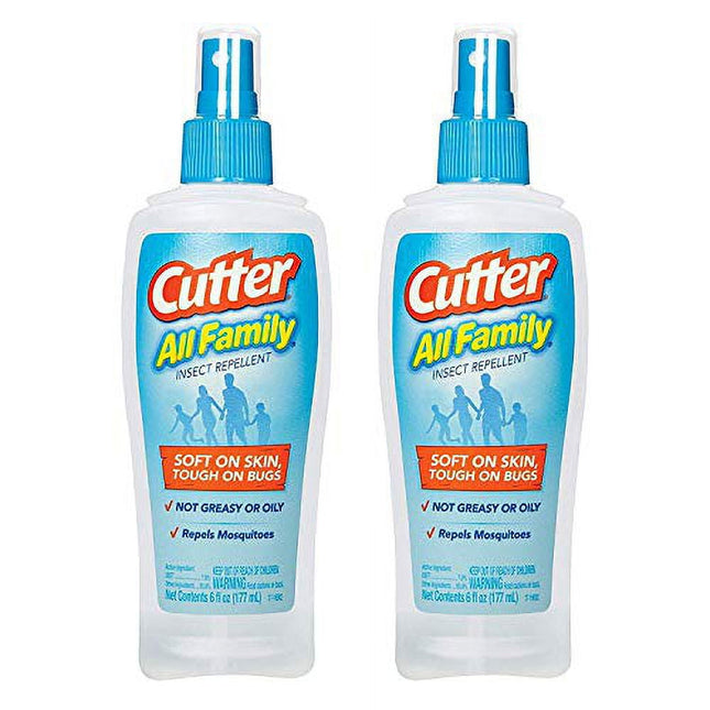 Cutter All Family Insect Repellent Pump-Spray Botle 7% Deet 6-Fl Ounce (Pack Of 2)