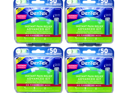 DenTek Instant Oral Pain Relief Maximum Strength Kit for Toothaches 50 Count (Pack Of 1)