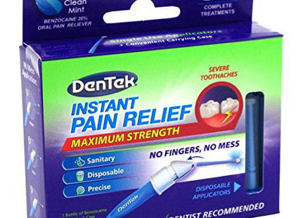 DenTek Instant Oral Pain Relief Maximum Strength Kit for Toothaches 50 Count (Pack Of 4)