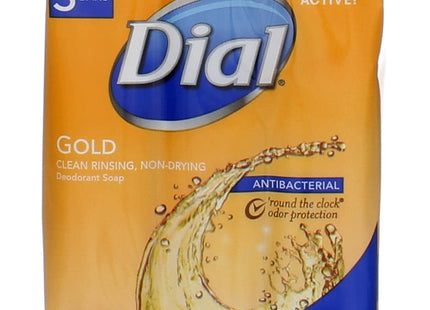 Dial Antibacterial Deodorant Healthy Skin Clean Bar Soap, Gold 4 Ounce 3 Bars each (Pack Of 12)