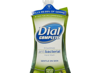 Dial Complete Antibacterial Foaming Hand Wash, Fresh Pear Scented, Pump Bottle 7.5 Fl Ounce (Pack Of 2)