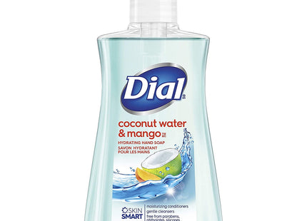 Dial Antimicrobial Liquid Hand Soap, Coconut Water & Mango, Pump Bottle, 7.5 fl Ounce (Pack Of 2)