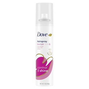 Dove Style Plus Care, Strength And Natural Shine, Frizz-proof, Extra Hold Aerosol Hairspray, 7 Ounce (Pack Of 4)