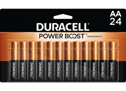 Duracell Coppertop AA Alkaline Batteries Long-Lasting Duralock Technology, 24 Count (Pack Of 2)