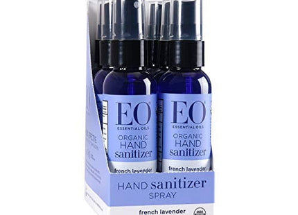 EO Hand Sanitizer Gel, Organic Plant-Based, Botanical Extracts, Lavender Scent  8 Ounce (Pack Of 3)