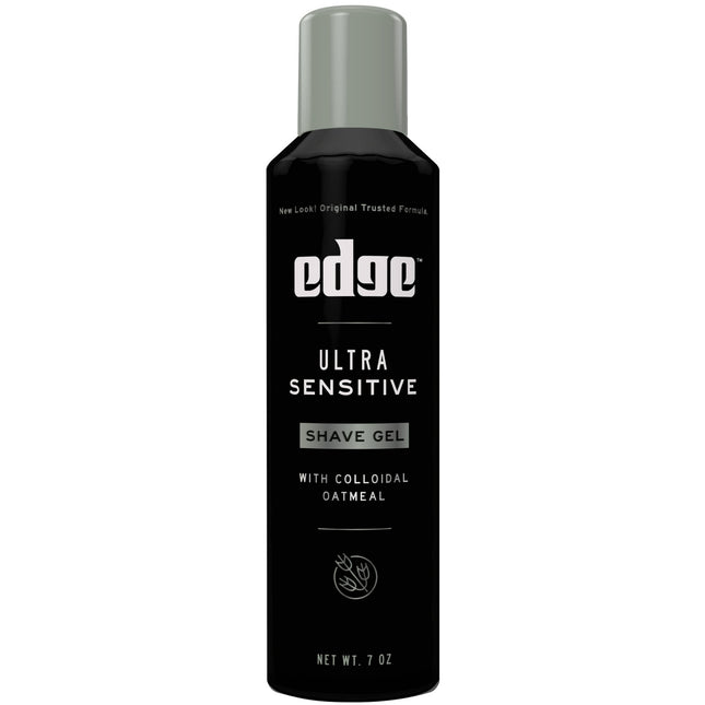 Edge for Men Ultra Sensitive Shave Gel, Fragrance Free, with Oatmeal & Allantoin, 7 Ounce (Pack Of 1)