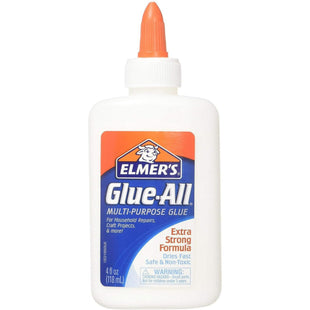 Elmer's Glue All Multi-Purpose Liquid Glue Extra Strong, Quick Drying Formula, 4 Ounces (Pack Of 8)