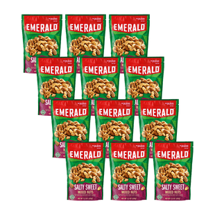 Emerald Nut, Original Mixed Nuts Sweet & Salty, No Artificial Preservatives or Flavors, Resealable Bag, 5.5 Ounces (Pack Of 12)