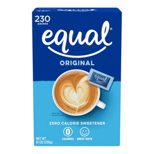 Equal Original 0 Calories Sweetener Classic Packets Gluten Free, 230 Count (Pack Of 2)