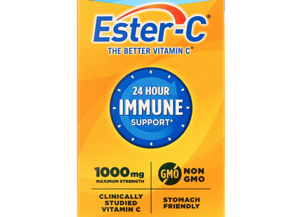 Ester-C Vitamin C, Immune Support Tablets, Dietary Supplement, 1000 Mg, 60 Ct (Pack Of 12)