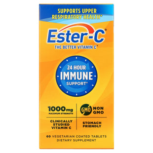 Ester-C Vitamin C, Immune Support Tablets, Dietary Supplement, 1000 Mg, 60 Ct (Pack Of 12)