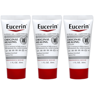 Eucerin Original Moisturizing Lotion, For Extremely Dry Skin, Emollient Enriched Lotion 1 Ounce (Pack Of 3)