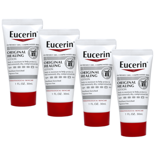 Eucerin Original Moisturizing Lotion, For Extremely Dry Skin, Emollient Enriched Lotion 1 Ounce (Pack Of 4)