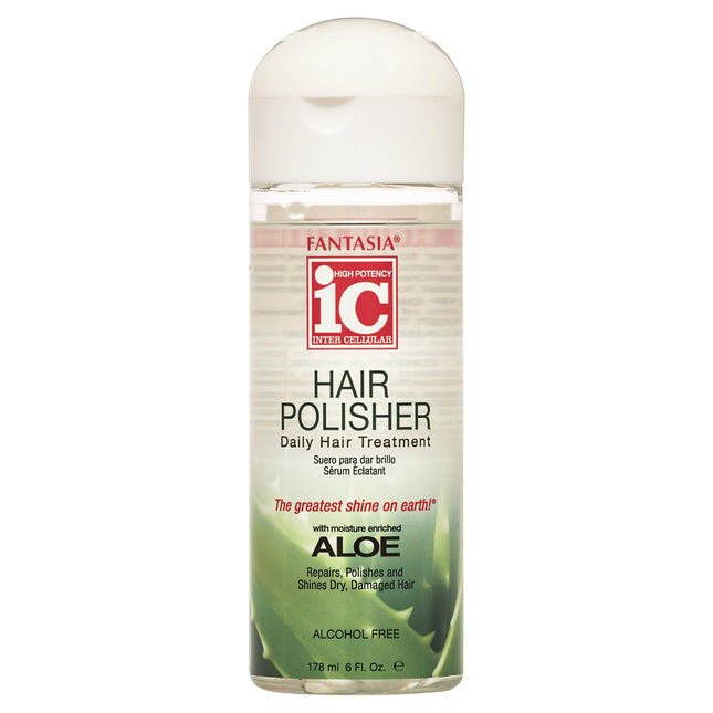 Fantasia High Potency IC Aloe Shine, Enhancing Hair Polisher, Daily Treatment, 6 Ounce (Pack Of 1)