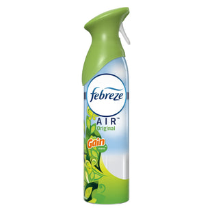 Febreze Air Freshener, Odor-Fighting, Gain Original Scent, Aerosol Spray, 8.8 Ounce (Pack Of 10)