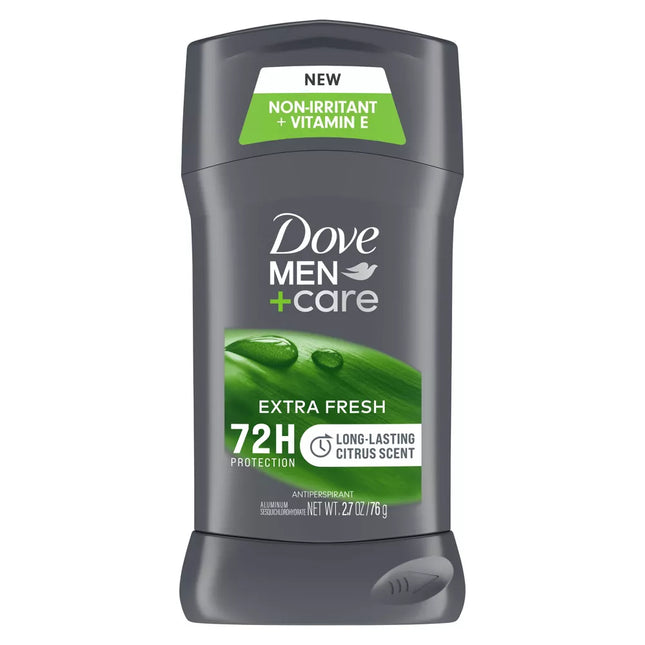 Dove Men+Care Non-irritant Antiperspirant & Deodorant Stick, Extra Fresh, 2.7 Ounce (Pack Of 1)