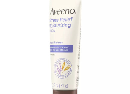 Aveeno Stress Relief Moisturizing Lotion Lavender Scent 2.5 fl. Oz (Pack Of 2)