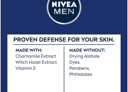 NIVEA MEN Shave Gel, Protects Sensitive Skin, VitaminE, Chamomile, Witch Hazel, 7 Ounce (Pack Of 2)