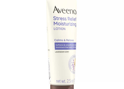 Aveeno Stress Relief Moisturizing Lotion Lavender Scent 2.5 fl. Oz (Pack Of 2)