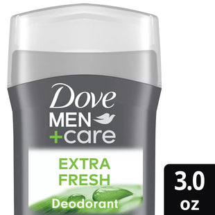 Dove Men+Care Odor Protection, Long Lasting Antiperspirant Deodorant Stick, Extra Fresh, 3 Ounce (Pack Of 1)