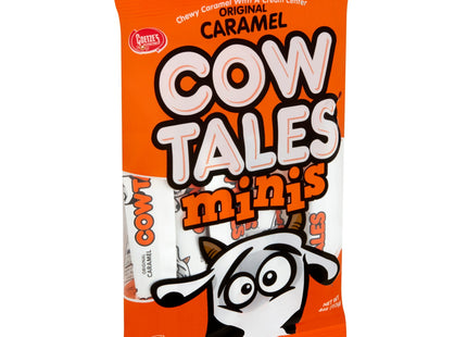 Goetze's Mini Vanilla Cow Tales, Original Caramel Minis, 4 Ounce (Pack Of 3)