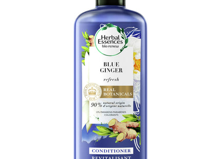 Herbal Essences bio, renew Blue Ginger Refresh Real botanicals Conditioner, Safe for Color-Treated Hair, 13.5 Fl Ounce (Pack Of 24)