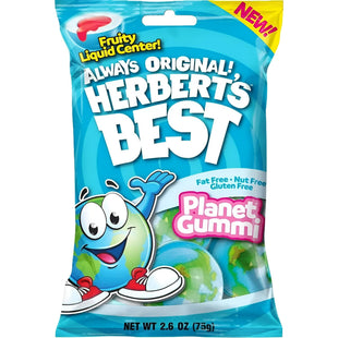 Herbert s Best Planet Gummi Planet Gummies with Fruity Centers 2.6 Ounce (Pack Of 12)