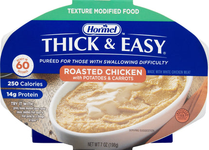 Hormel Thick & Easy Puree Roasted Chicken With Potatoes & Carrots, 7 Ounces (Pack Of 7)